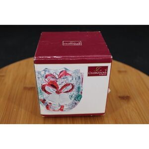 CELEBRATIONS by MIKASA Holiday Bells Collection Votive Candle Holder NIB